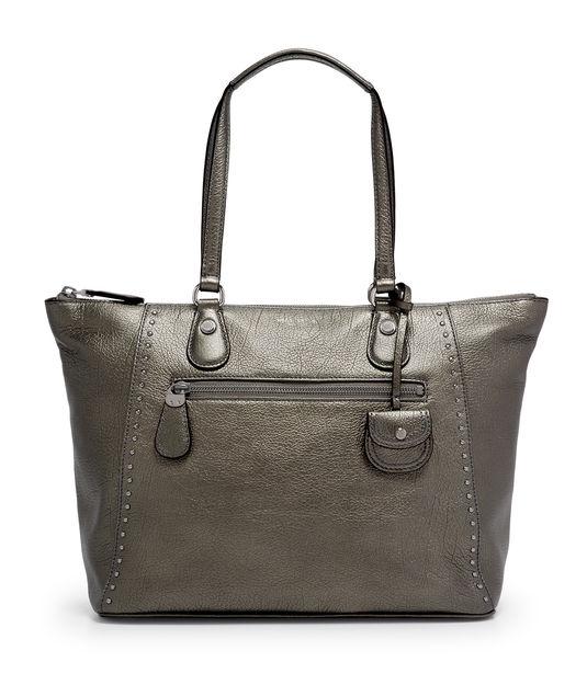 Henri Bendel Dakota Metallic Studded Tote