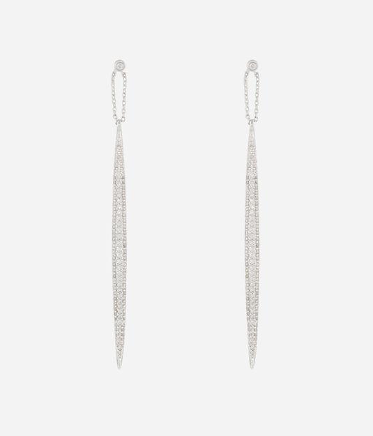 Henri Bendel Luxe Pave Quill Linear Earring
