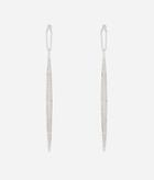 Henri Bendel Luxe Pave Quill Linear Earring