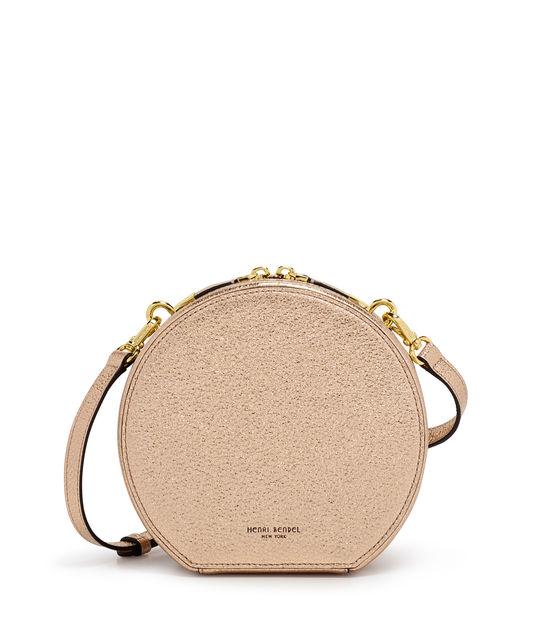 Henri Bendel Mini Hatbox Crackle Metallic Crossbody