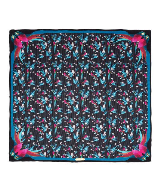 Henri Bendel Love Bird And Hazel Silk Scarf