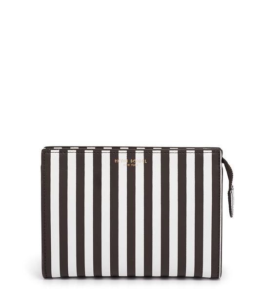 Henri Bendel Centennial Stripe Small Cosmetic Clutch