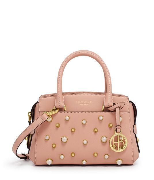 Henri Bendel West 57th Mini Carryall Satchel With Pearls