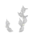 Henri Bendel Black Tie Crystal Vines Ear Crawler