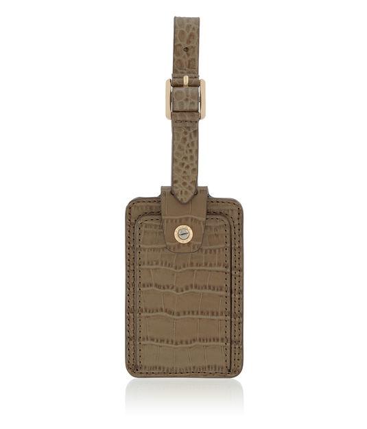 Henri Bendel West 57th Croco Bag Tag