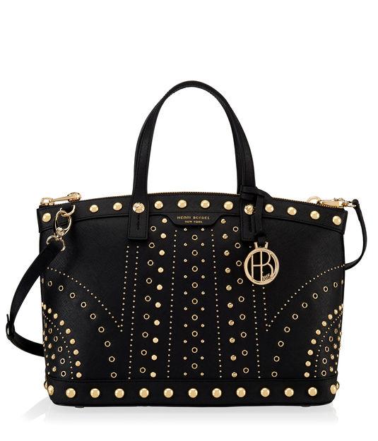 Henri Bendel West 57th Studded Satchel