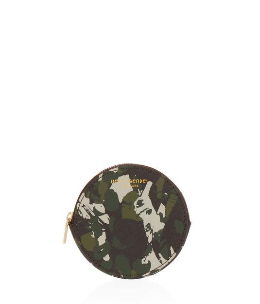 Henri Bendel West 57th Floral Camouflage Round Coin Purse
