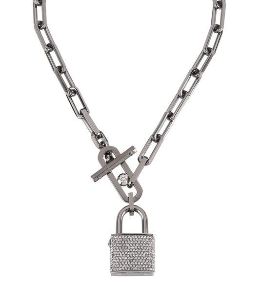 Henri Bendel Bendel Rocks Padlock Necklace