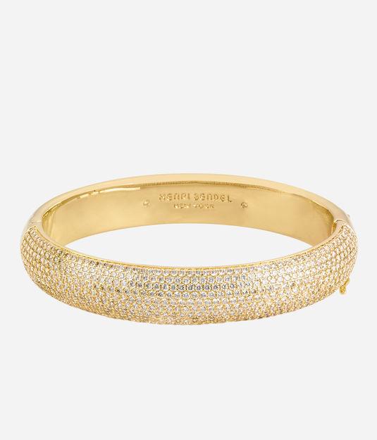 Henri Bendel Luxe Pave Ribbon Bangle