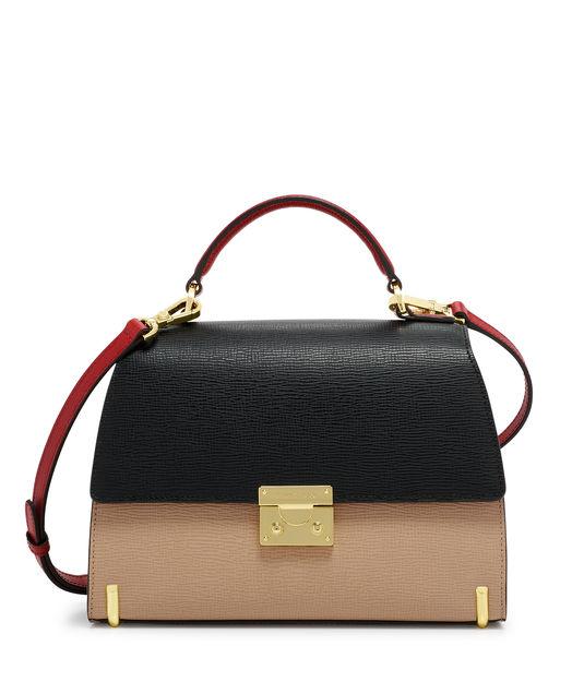 Henri Bendel Waldorf Color Blocked Top Handle Satchel