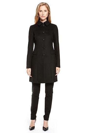 Hugo Boss - Cesinala Wool-cashmere Coat - Black