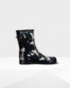 Women's Refined Blossom Print Short Rain Boots