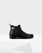 Women's Refined Slim Fit Quilted Gloss Chelsea Boots