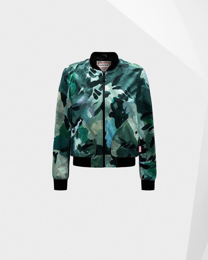 Women's Original 3 Layer Botanical Print Bomber
