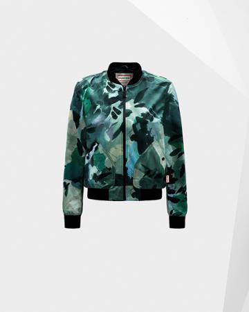Women's Original 3 Layer Botanical Print Bomber