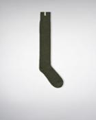 Textured Rib Knee Socks