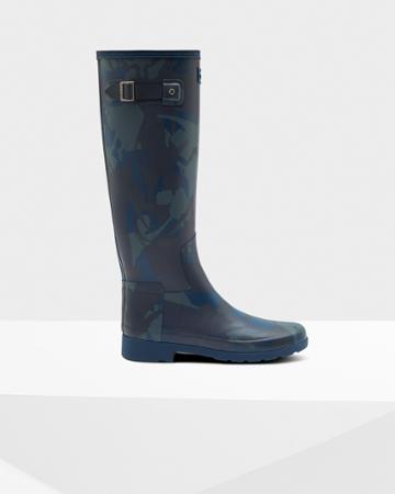 Women's Refined Slim Fit Printed Rain Boots