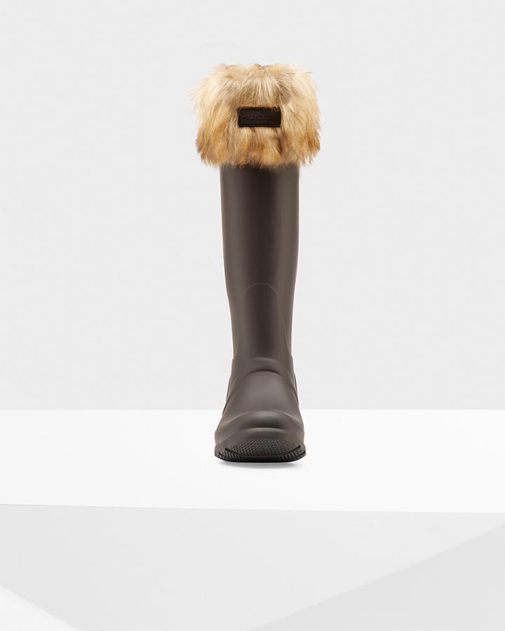 Original Faux Fur Cuff Boot Socks