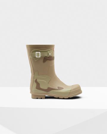 Men's Original Short Layered Desert Camo Rain Boots