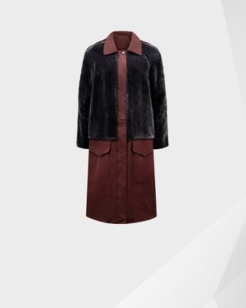Women's Original Faux Fur And Nylon Coat