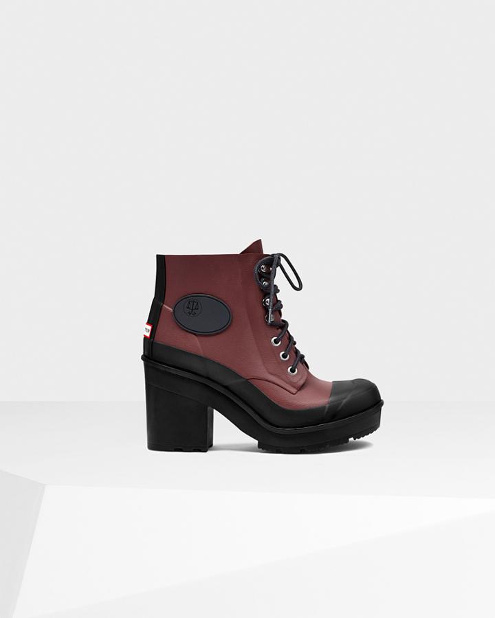 Women's Original Block Heel Lace-up Bullseye Boots