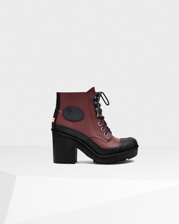 Women's Original Block Heel Lace-up Bullseye Boots