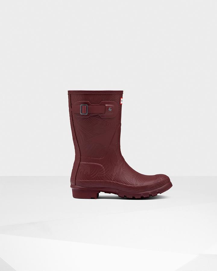 Women's Original Short Wave Texture Rain Boots