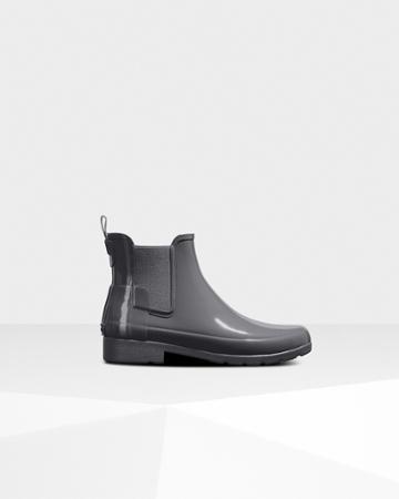 Women's Refined Gloss Slim Fit Chelsea Boots