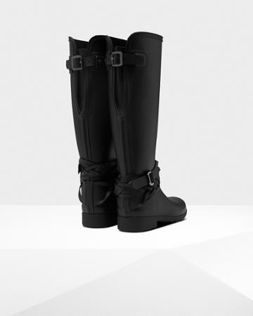 Women's Refined Tall Back Adjustable Biker Boot