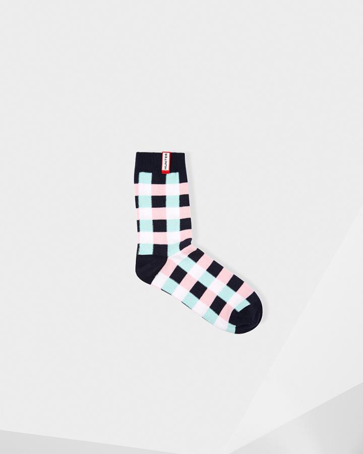 Women's Original Gingham Short Knitted Sock
