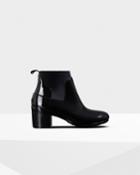 Women's Refined Slim Fit Gloss Mid Heel Boots