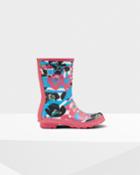Women's Original Short Floral Stripe Rain Boots