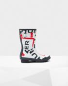 Women's Original Exploded Logo Short Rain Boot