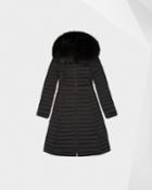 Women's Refined Down Coat With Faux Fur Hood