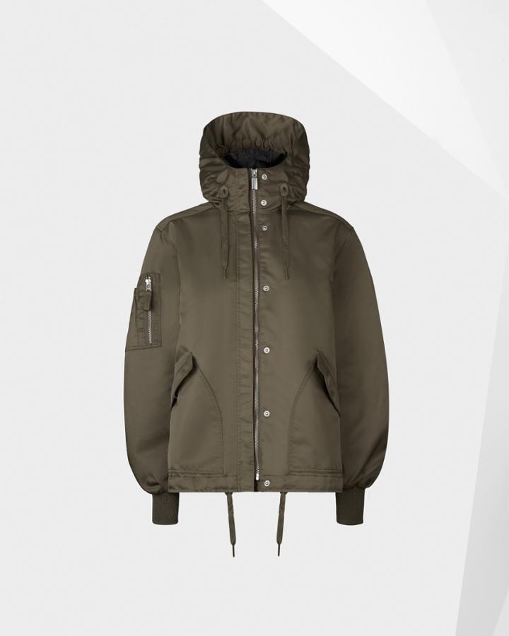 Women's Refined Drawstring Bomber