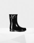 Women's Refined Slim Fit Short Gloss Rain Boot