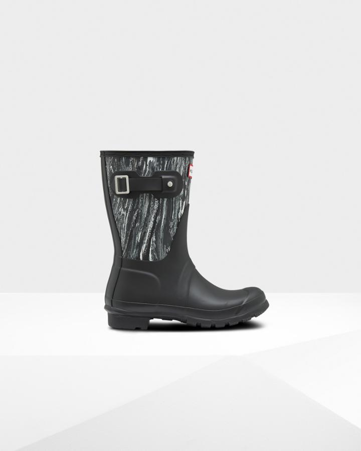 Women's Original Short Marble Rain Boots