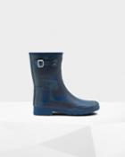 Women's Refined Slim Fit Printed Short Rain Boots