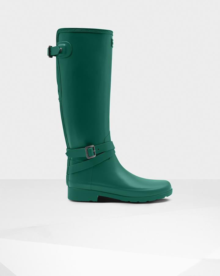 Women's Refined Slim Fit Adjustable Tall Rain Boots