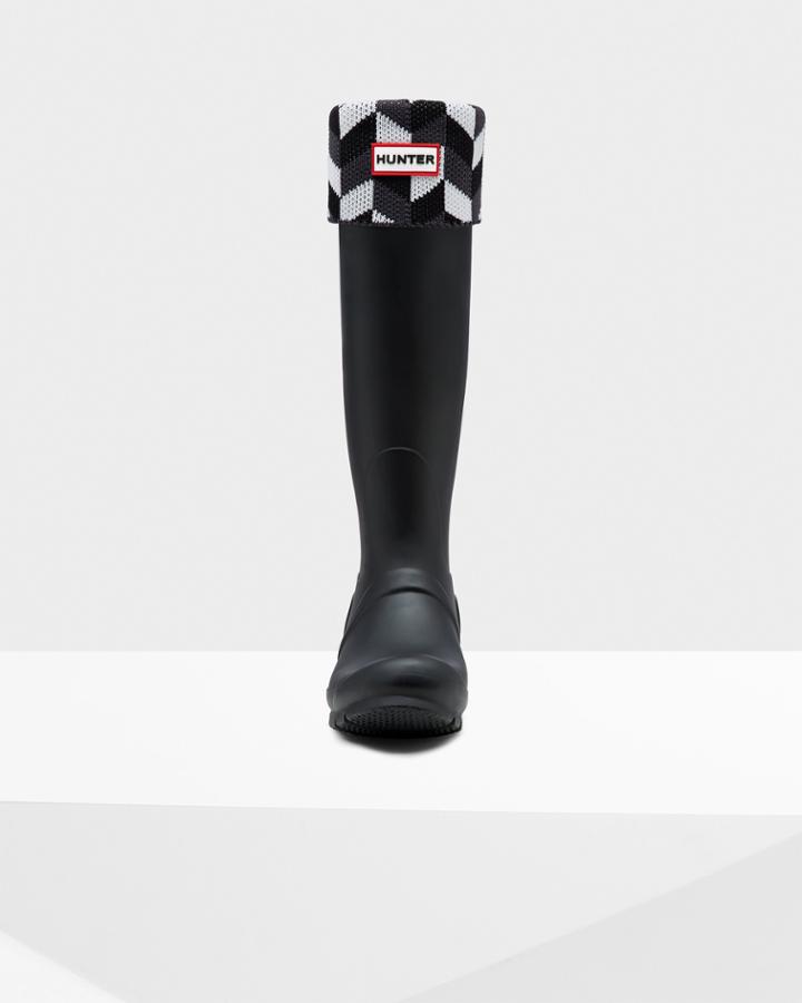 Geometric Dazzle Boot Socks