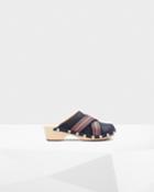 Women's Refined Webbing Cross Clogs