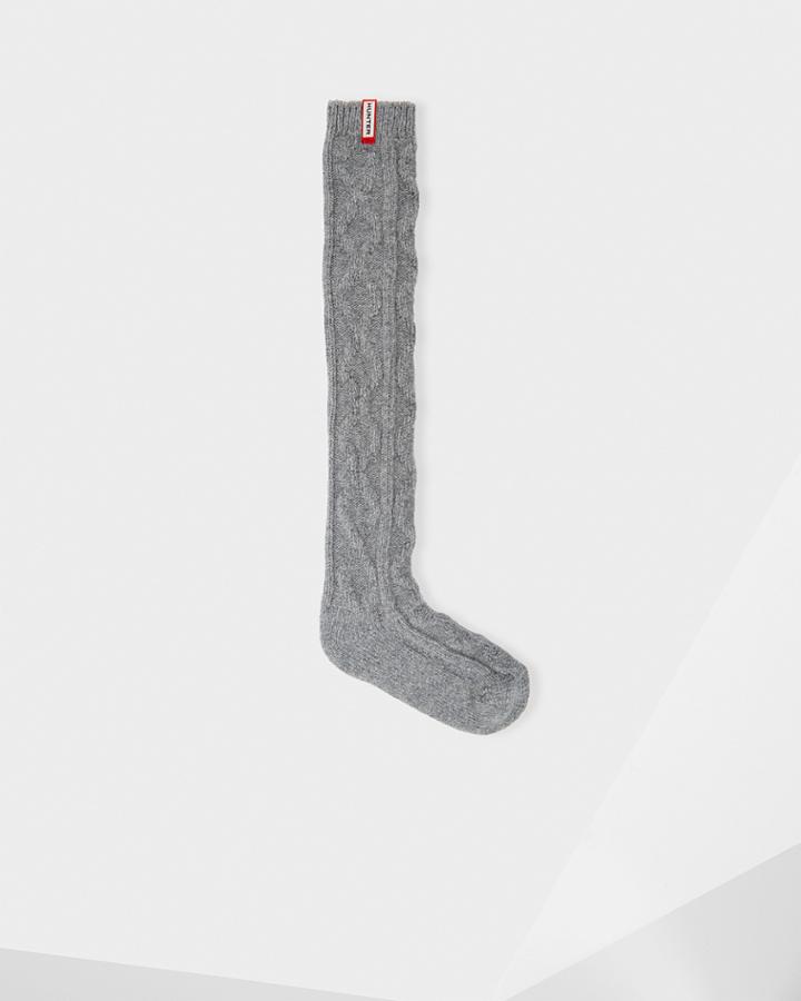 Long Cable Socks
