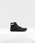 Women's Hi-top Rubberized Leather Boots