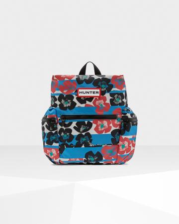 Original Floral Stripe Nylon Mini Backpack