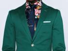 Indochino Emerald Green Cotton Custom Tailored Men's Suit
