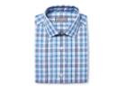 Indochino Light Blue Plaid Slub Custom Tailored Men's Dress Shirt