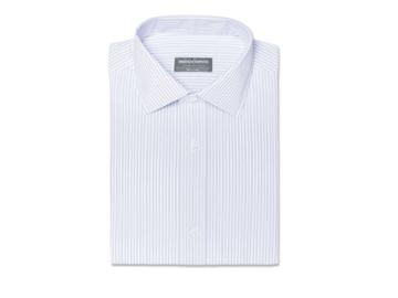 Indochino Dove Gray Pinstripe Wrinkle-free Custom Tailored Men's Dress Shirt
