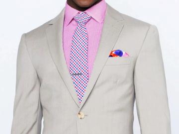 Indochino Sand Wool Stretch Custom Tailored Men's Suit