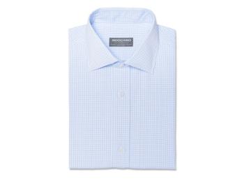 Indochino Light Blue Gingham Wrinkle-free Custom Tailored Men's Dress Shirt