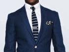 Indochino Deep Indigo Linen Custom Tailored Men's Suit